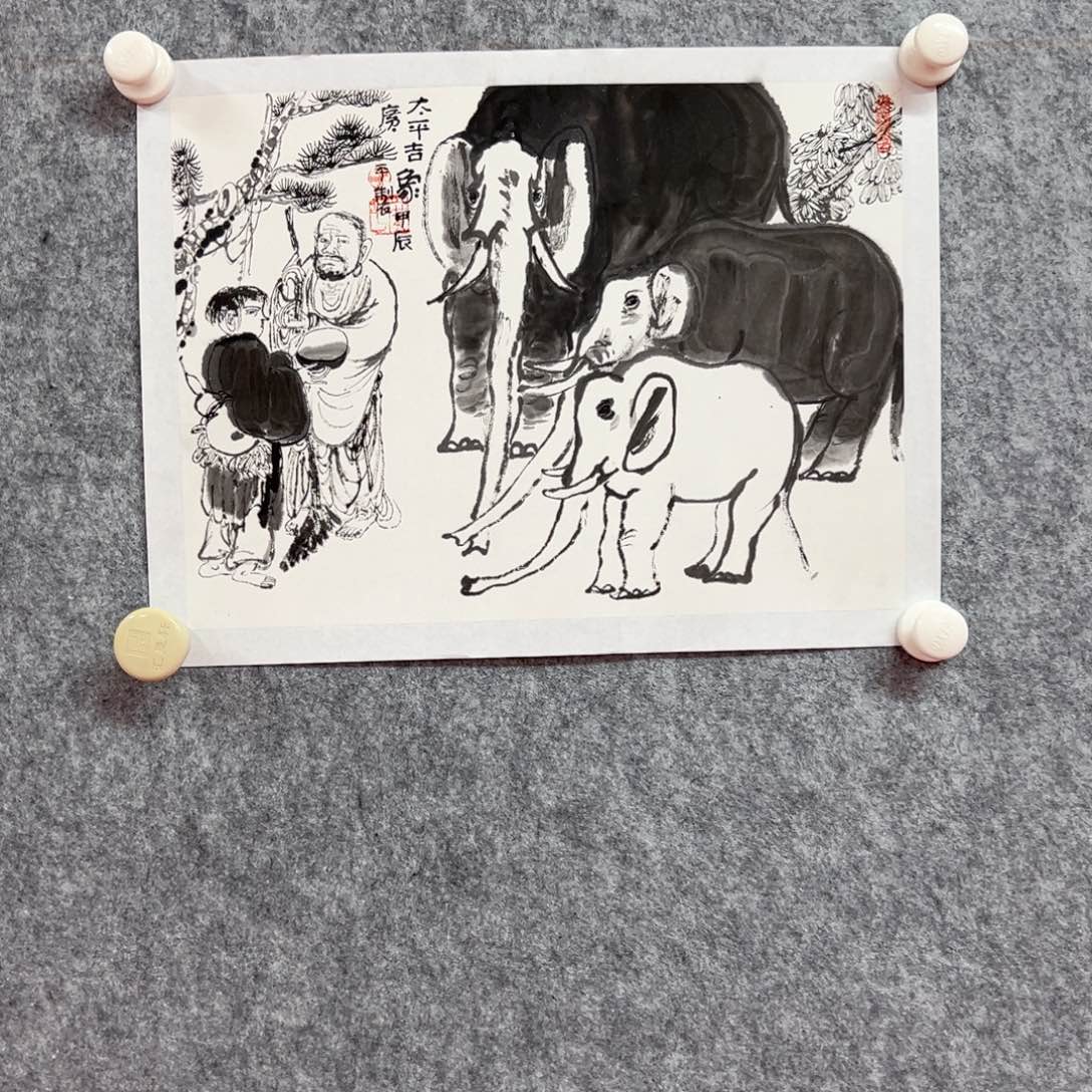 国画李广平国画精品