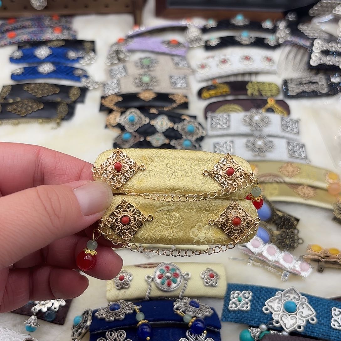 蒙古元素发卡一对4