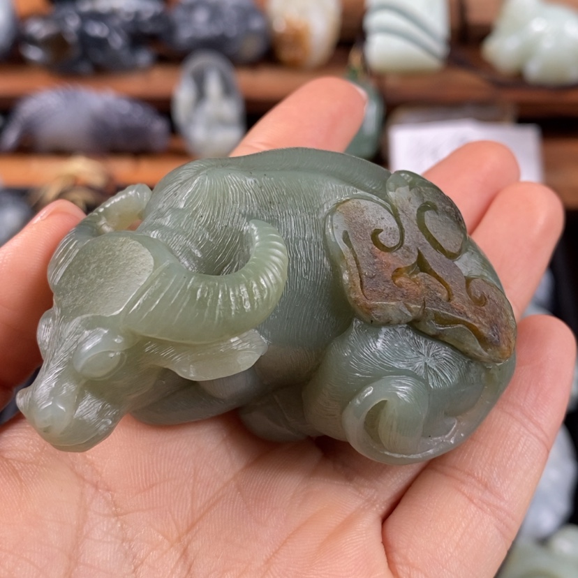 【闪购商品】未镶嵌和田玉把件李*辰