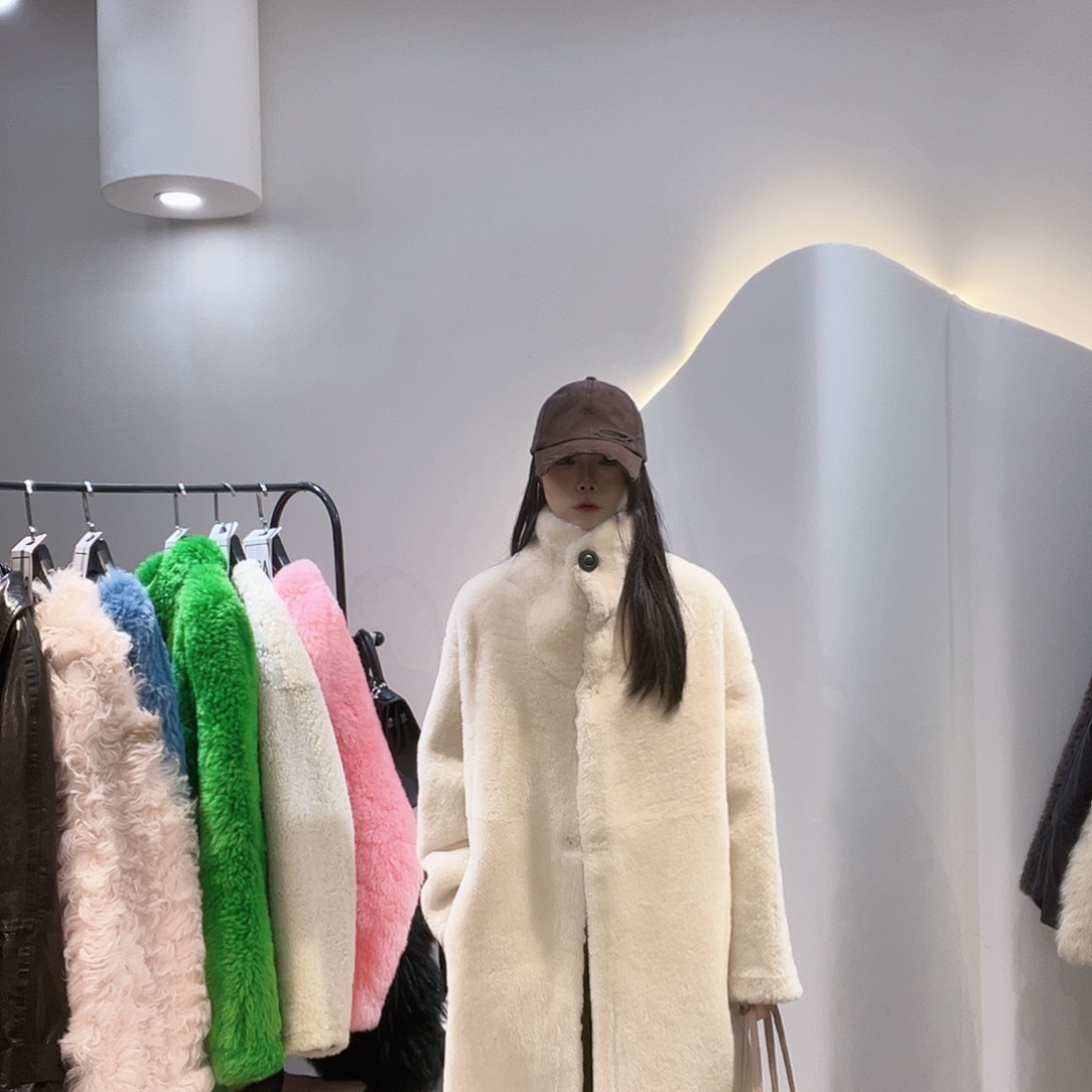 真皮皮毛一体外套224-145