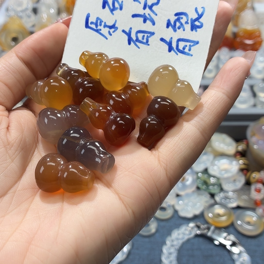 玛瑙/玉髓未镶嵌吊坠(不含链)