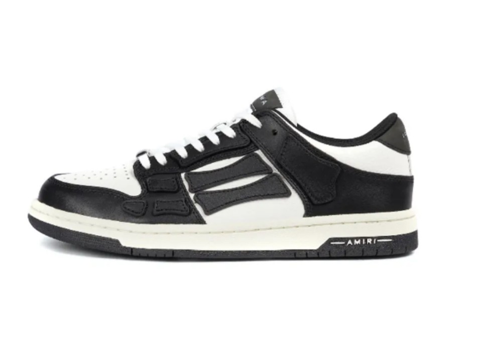 未使用 AMIRI Skel-Top Low 骨头鞋 休闲舒适 低帮 