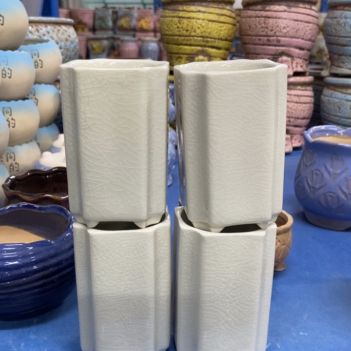 陶瓷花盆单场满9.9发6*10