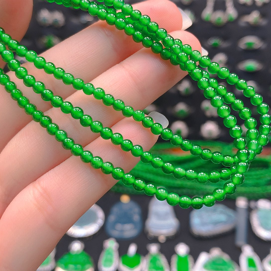 翡翠未镶嵌吊坠(不含链)项链