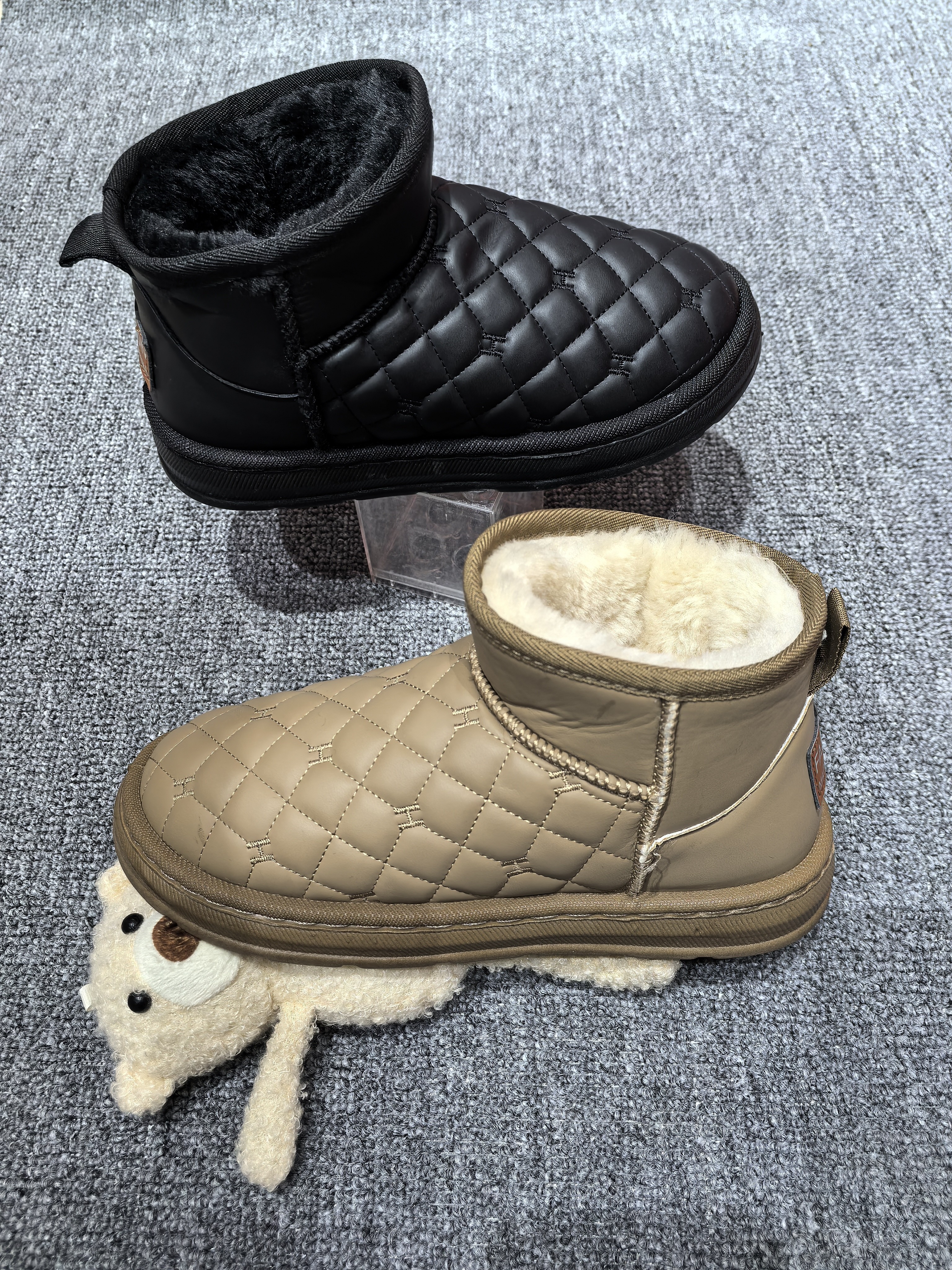 西藏包邮男女士大童冬季加绒加厚防水防滑保暖雪地靴