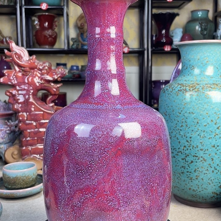 钧瓷艺术作品花釉