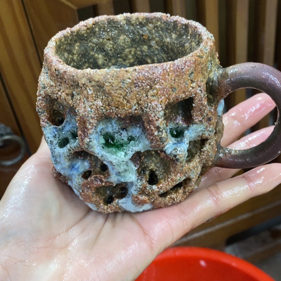 陶园柴烧，精品高货。340瑕疵