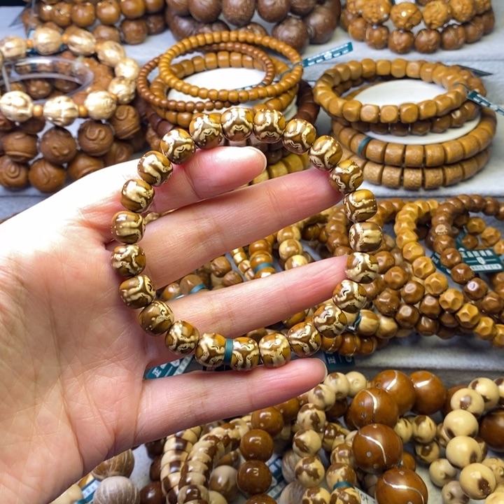 紫金鼠手串实心花王卡10