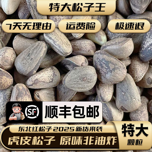 炭炒（特大松子王）25年新松子松香原味非油炸
