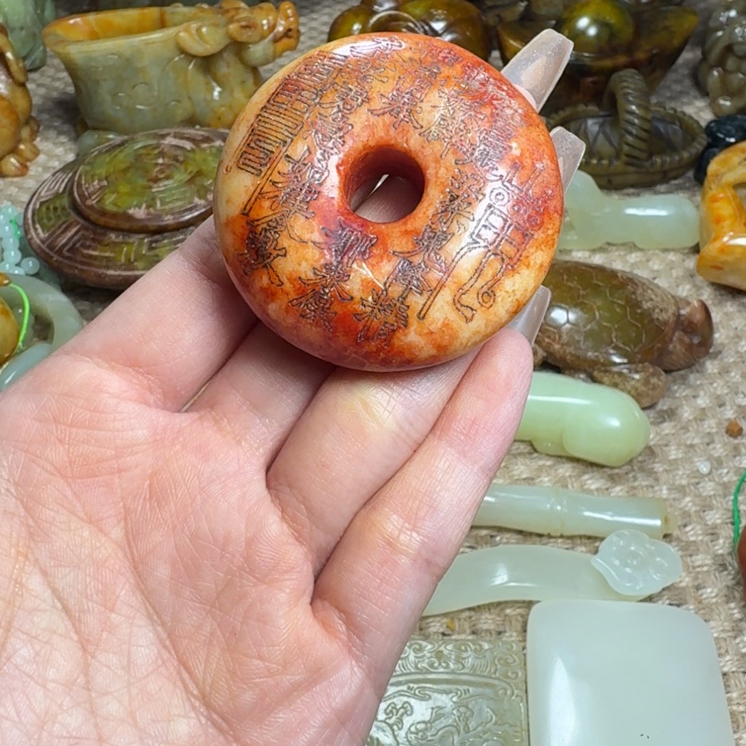 白玉菩提吊坠挂件