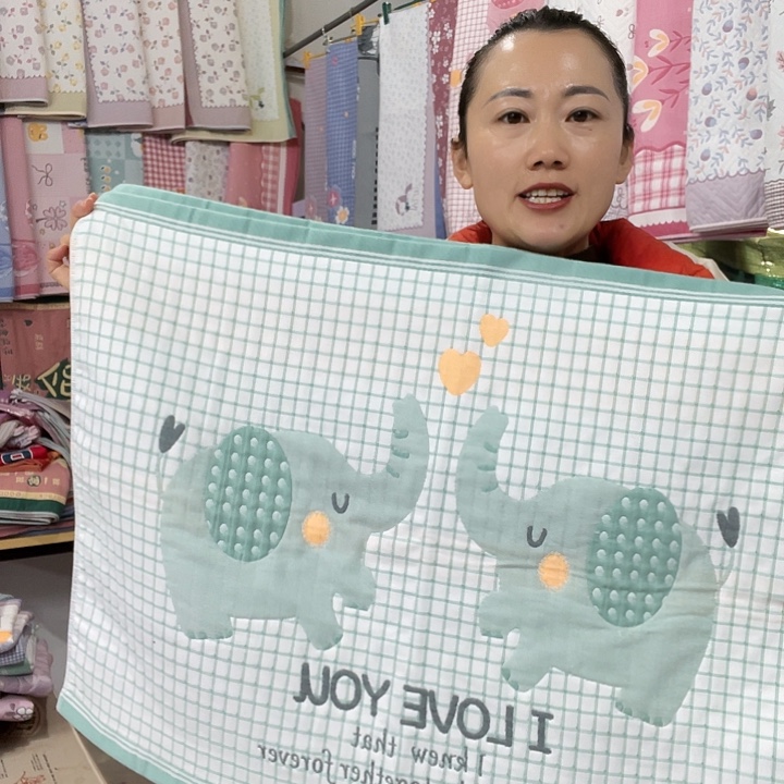 棉特价绿色小飞象纯棉