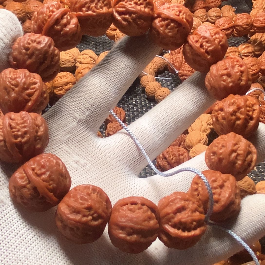 今***知手串文玩核桃粗筋八棱