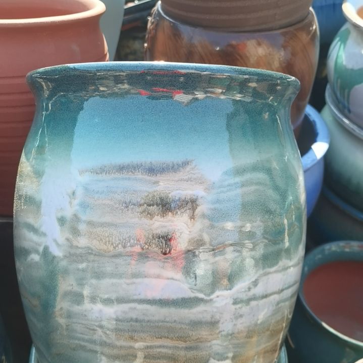 红陶口24高31一个盆子