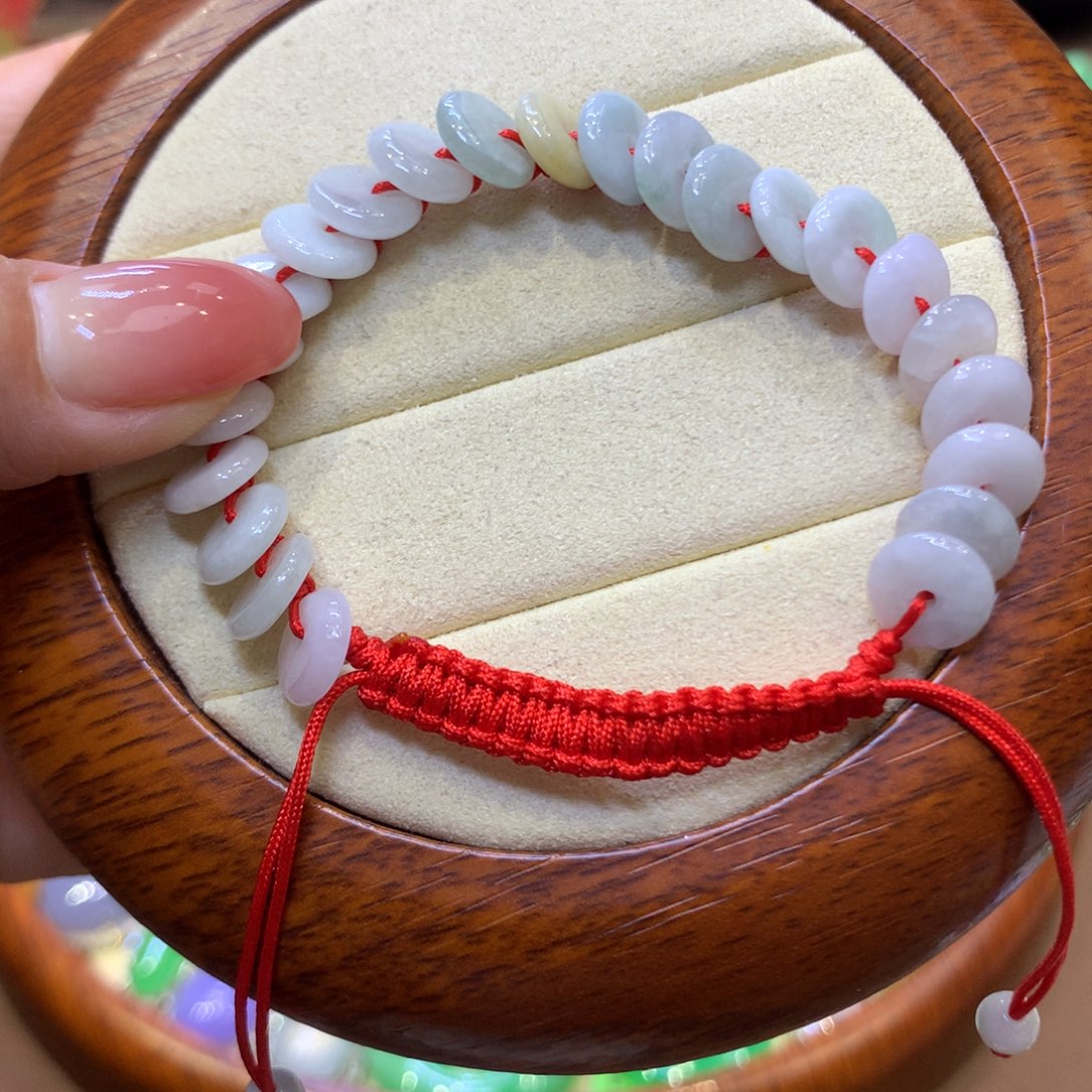 【闪购商品】翡翠未镶嵌颈饰っ***花翡翠