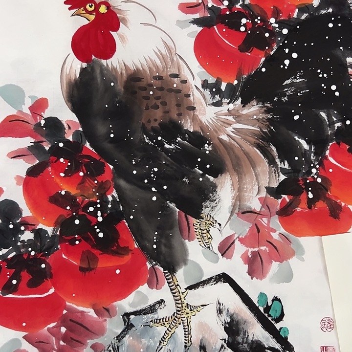 国画手绘呃你说这就是你