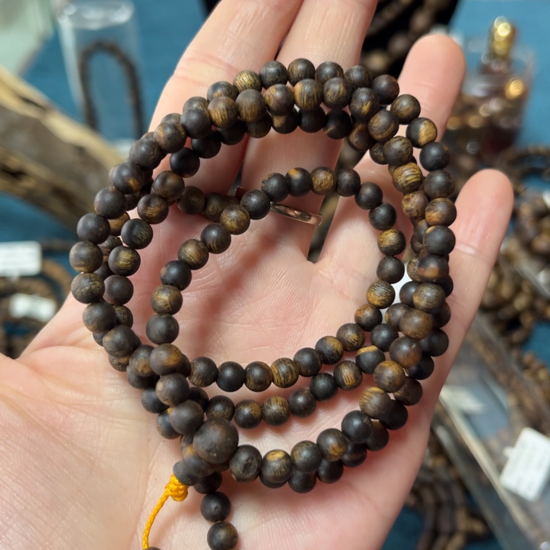 沉香手串张勺子沉水卡5-11克多样性发货一条