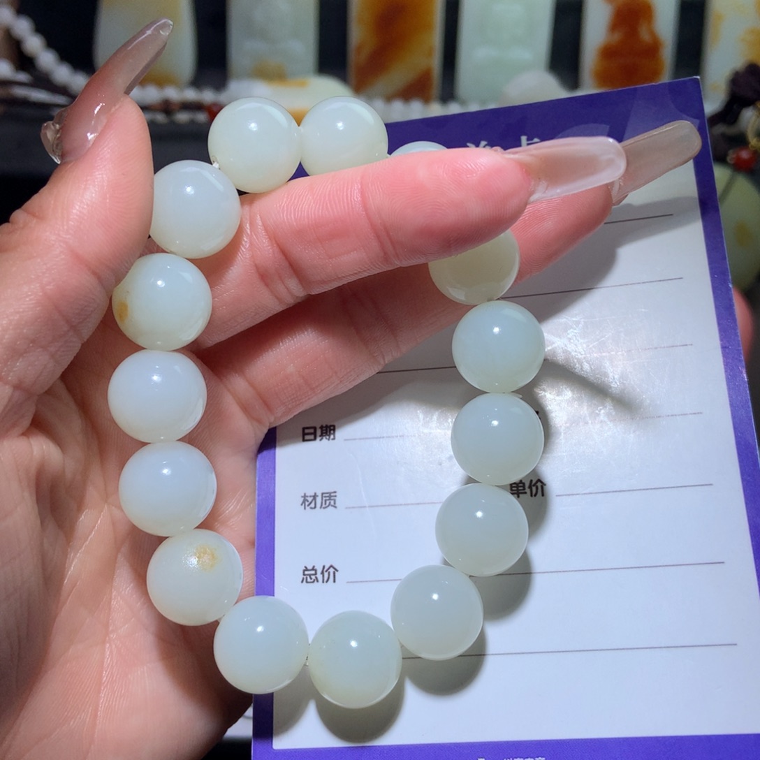 和田玉挂件未镶嵌爱**水