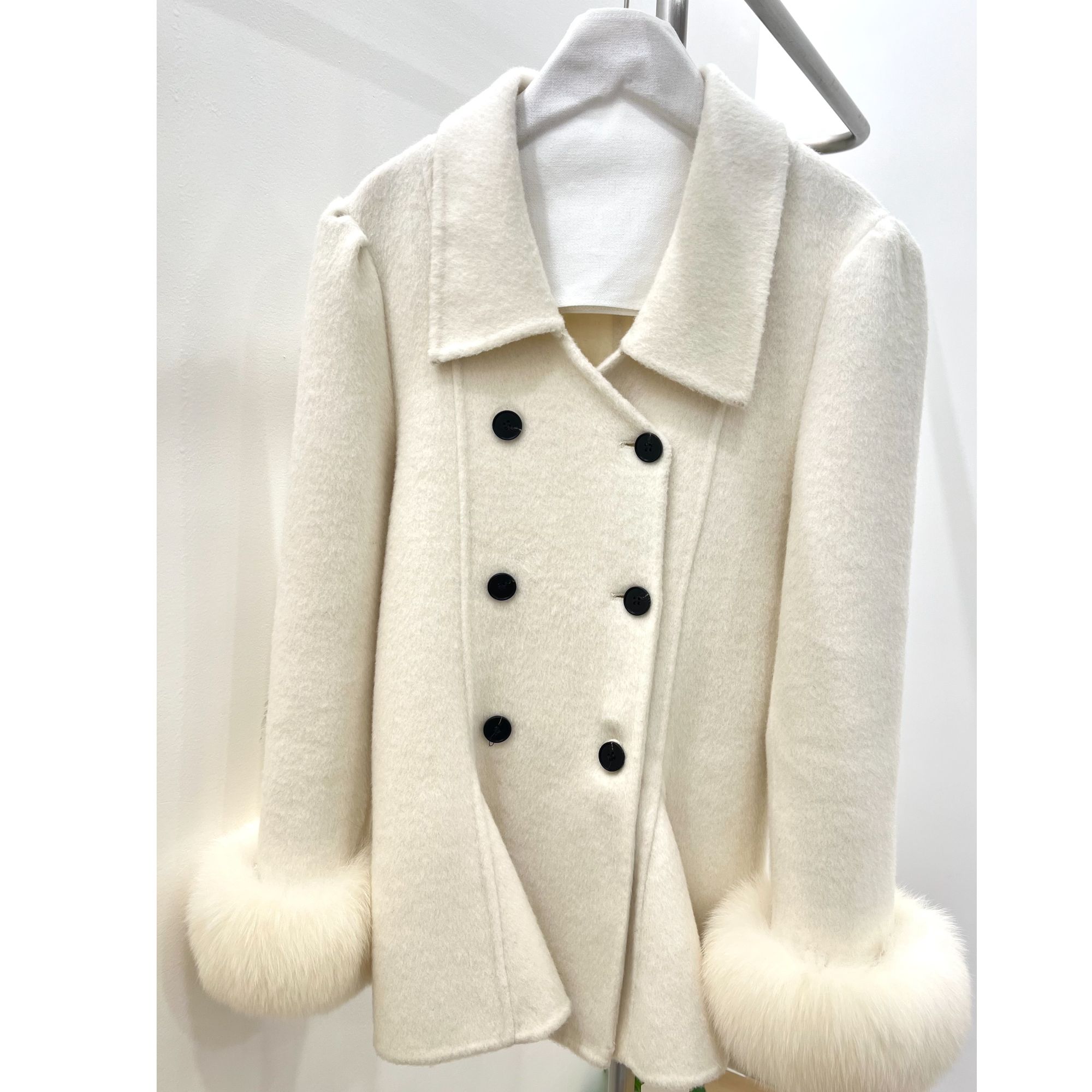 女轻职风中长款冬季厚款毛呢外套时尚女士小香风女装