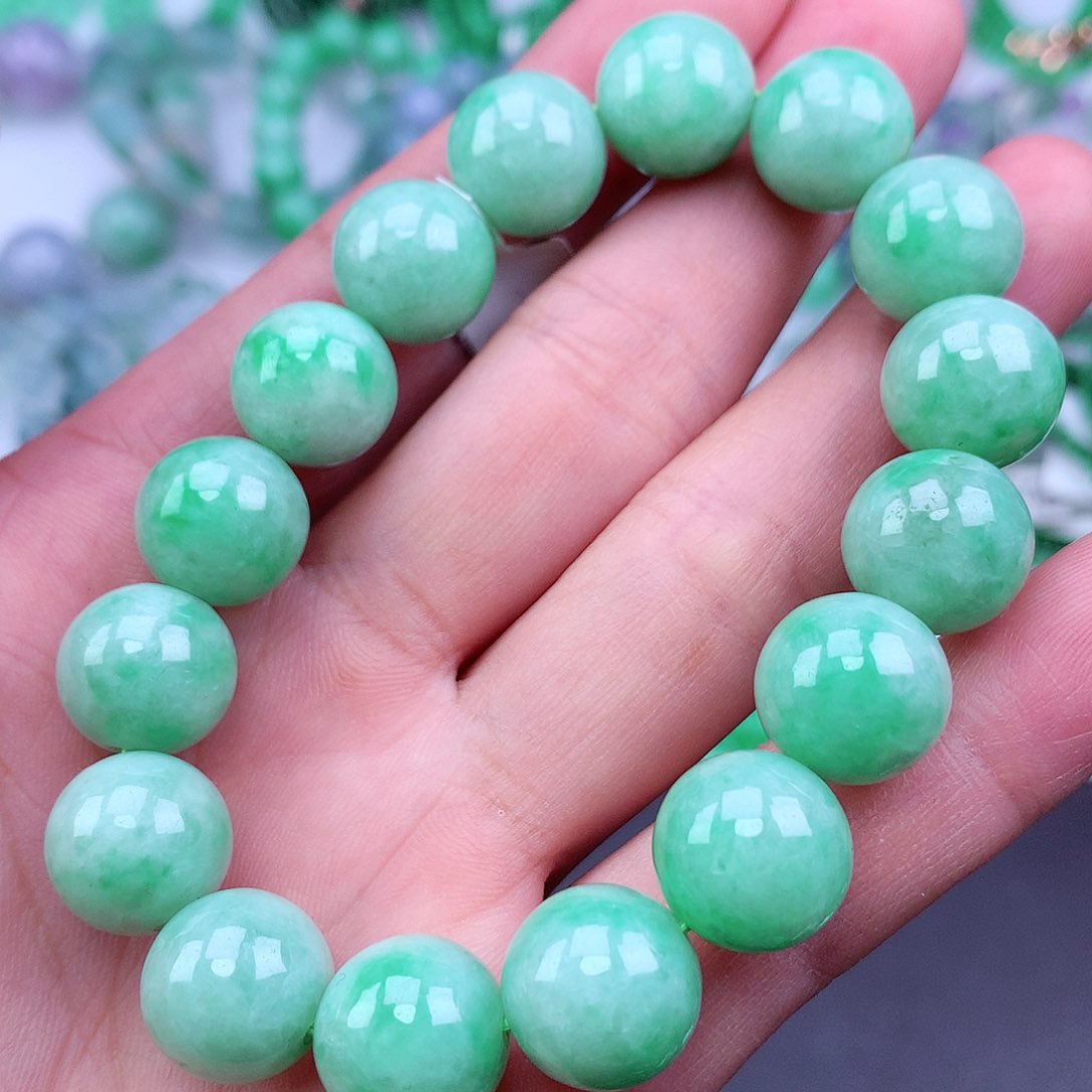 未镶嵌手链翡翠手串