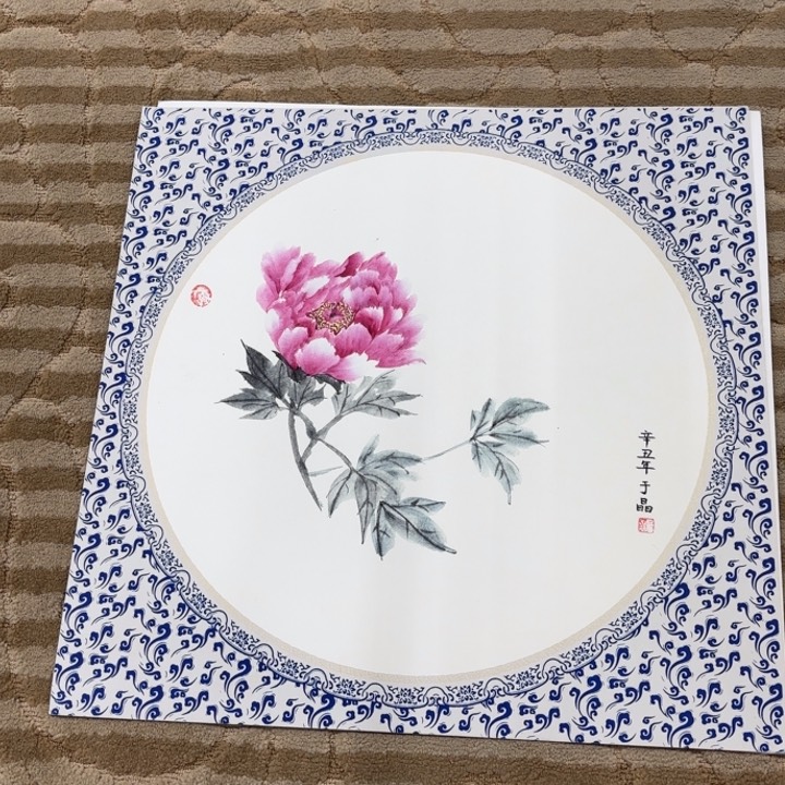 国画相****力花鸟的翅膀和羽毛