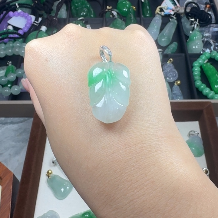 翡翠未镶嵌颈饰11