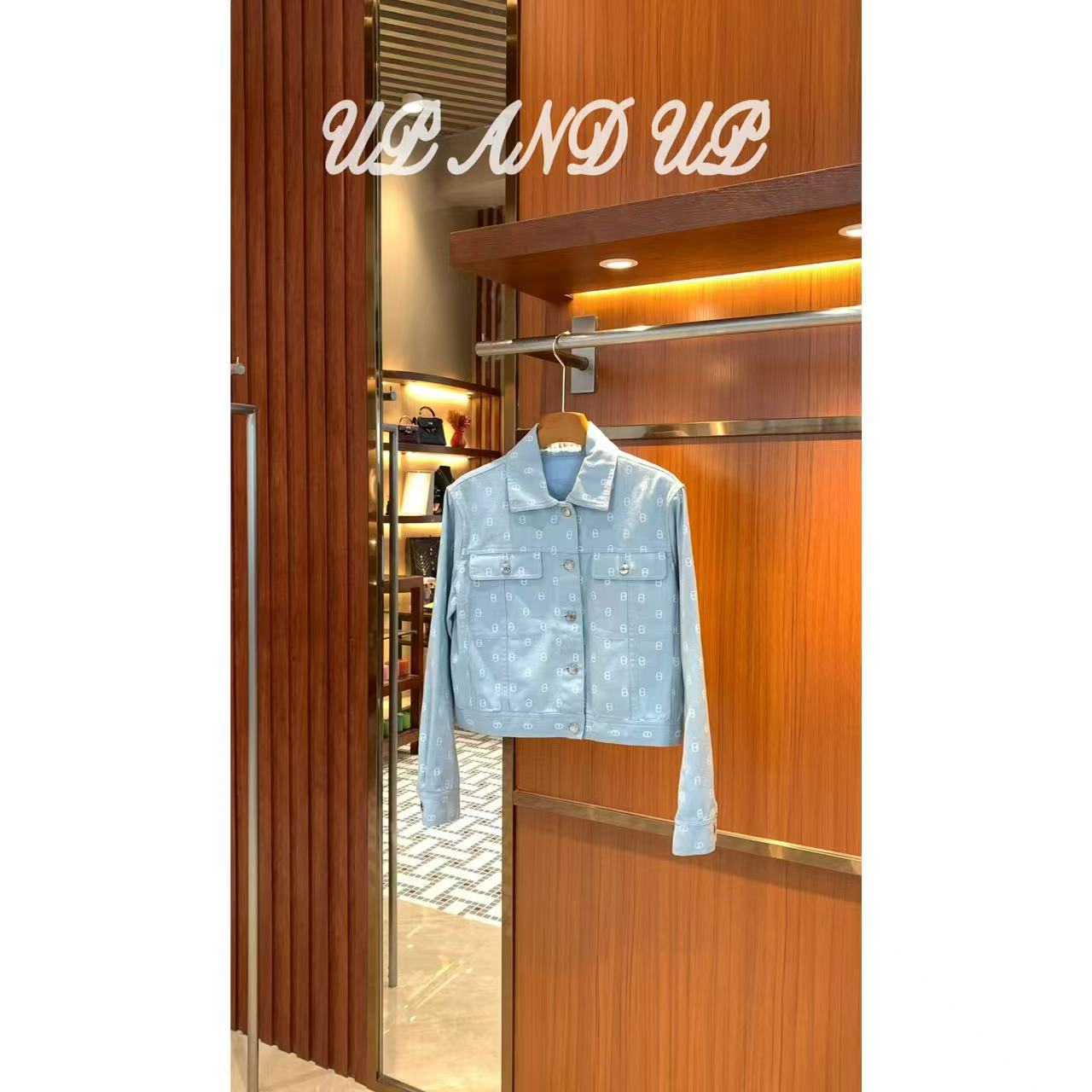 轻奢高级牛仔猪鼻子显瘦百搭长袖外套