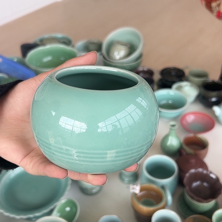 小米茶器龙泉青瓷