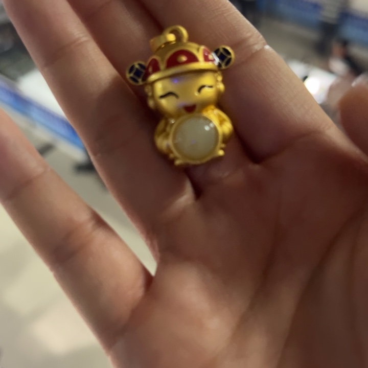 和田玉（白玉）合金颈饰