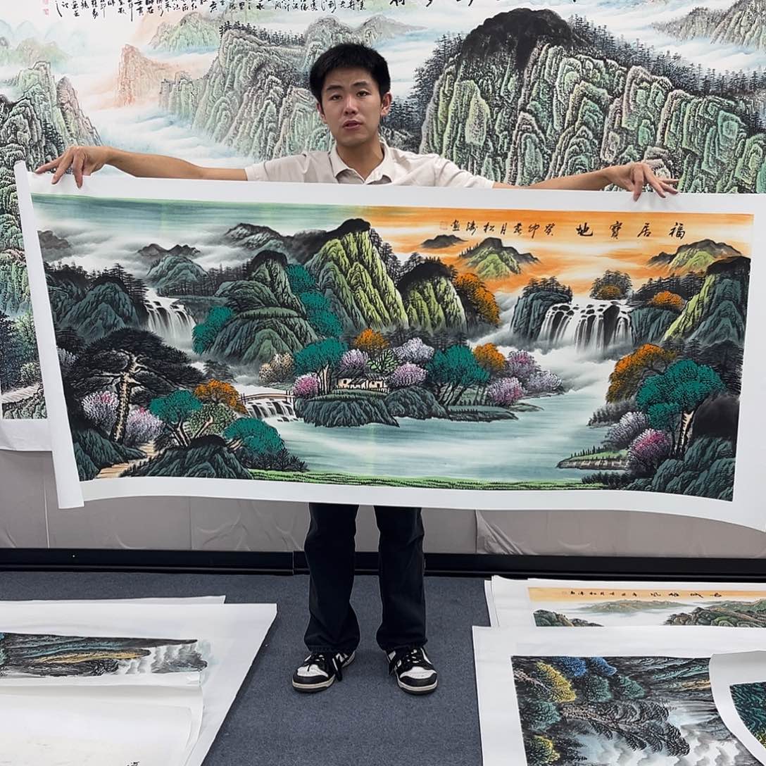 国画 宣纸国画纯手绘字画