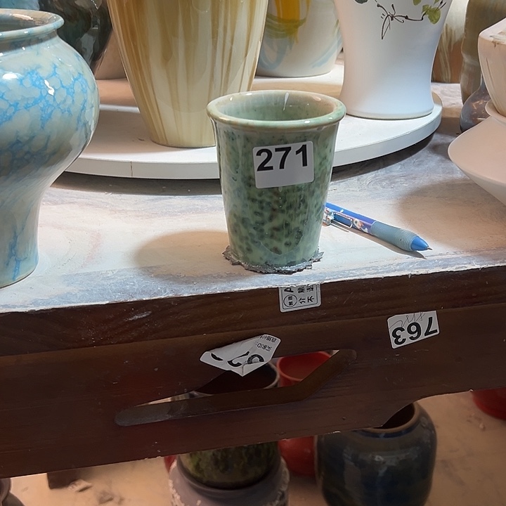 眼****花瓶白泥高11口8。271