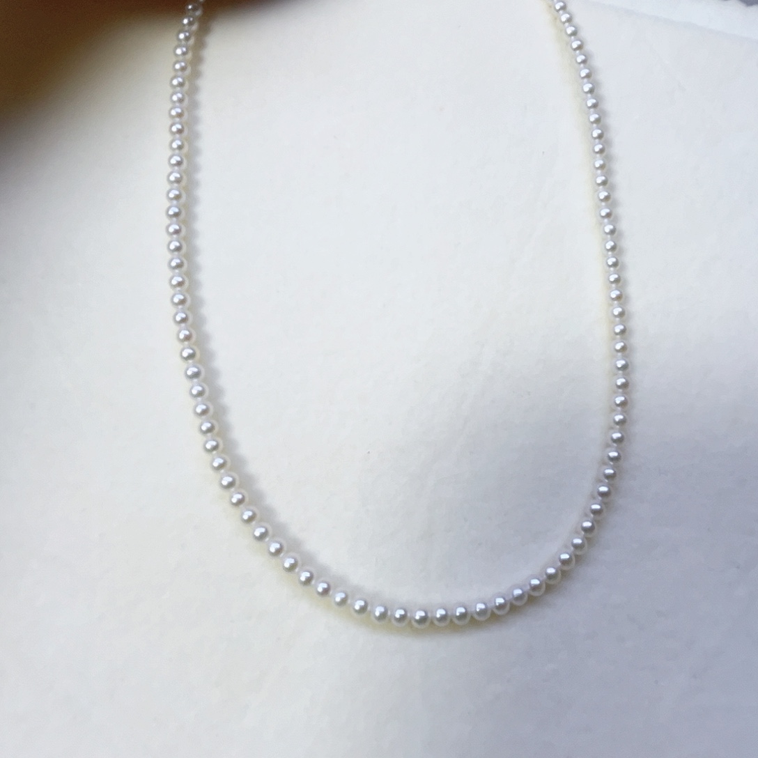 淡水珍珠银S925镶嵌颈饰