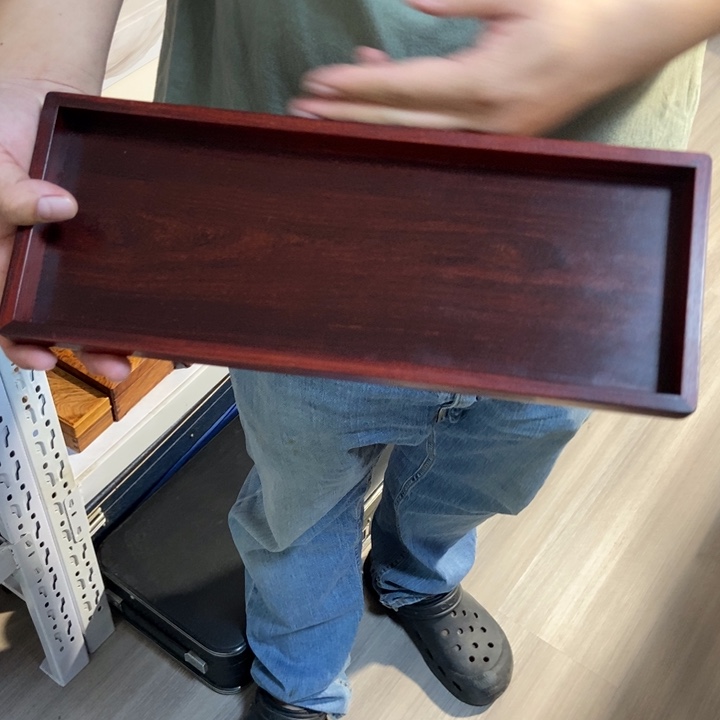 檀香紫檀（小叶紫檀）独板长盘