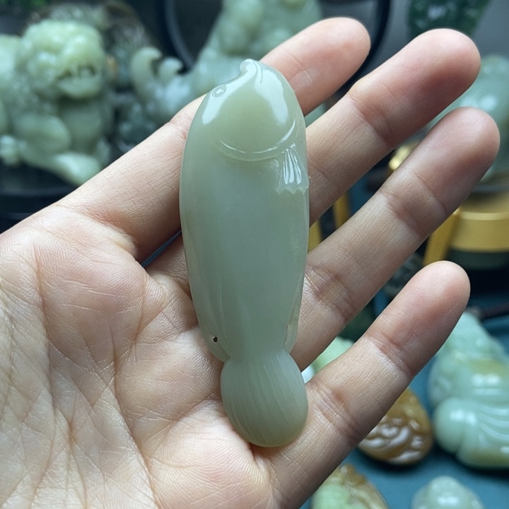 和田玉挂件未镶嵌