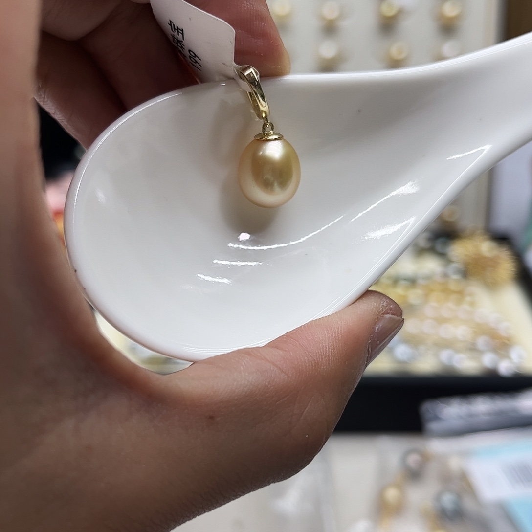 海水珍珠颈饰银S925镶嵌