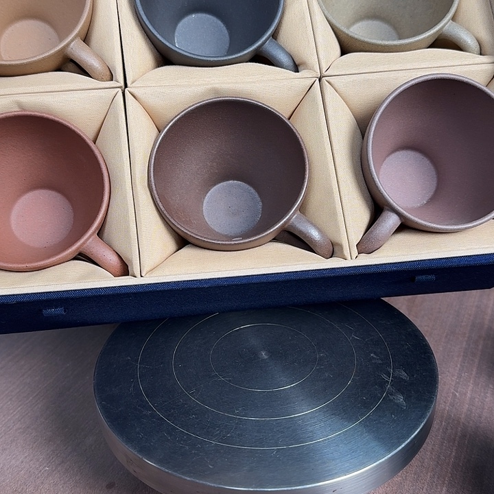 *****茶壶紫砂五色砂套装主人杯