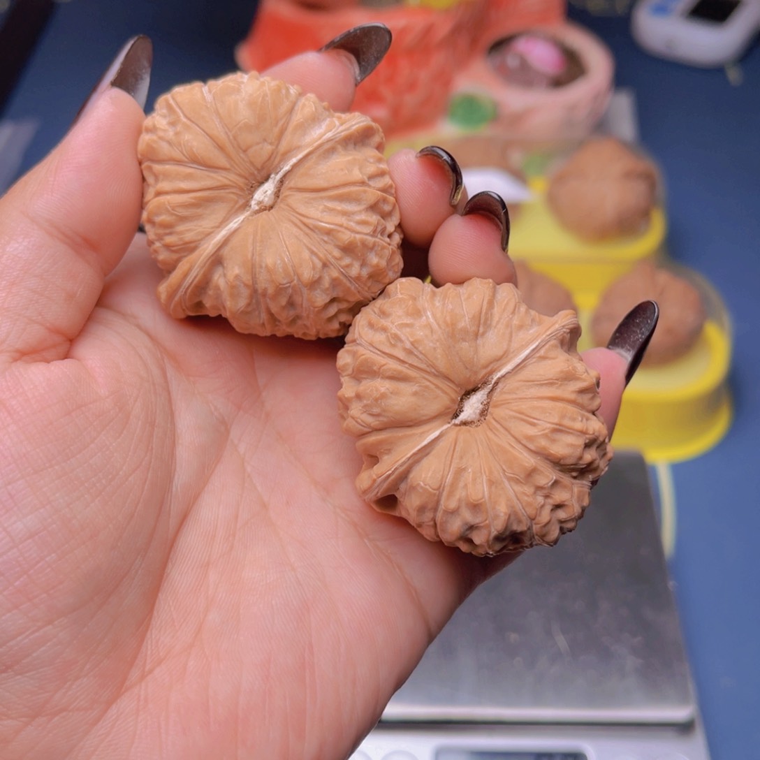 文玩核桃把件煭*南瓜墩46