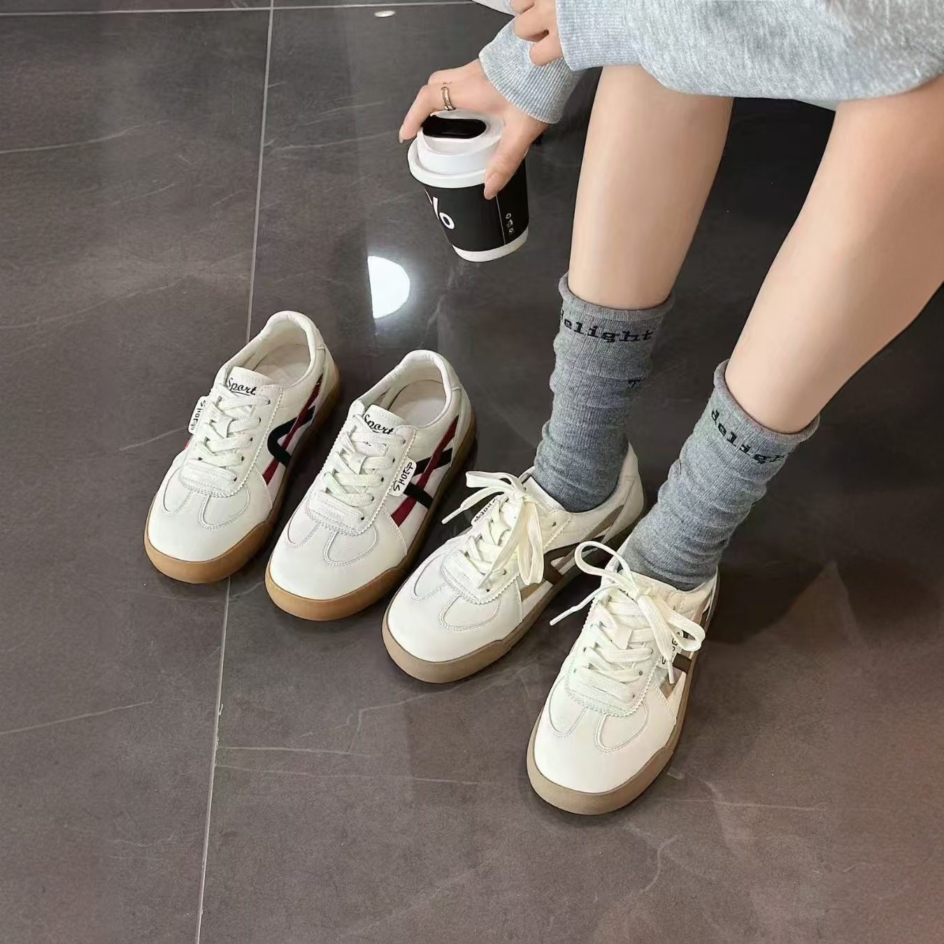 时尚休闲女款阿甘鞋228-227