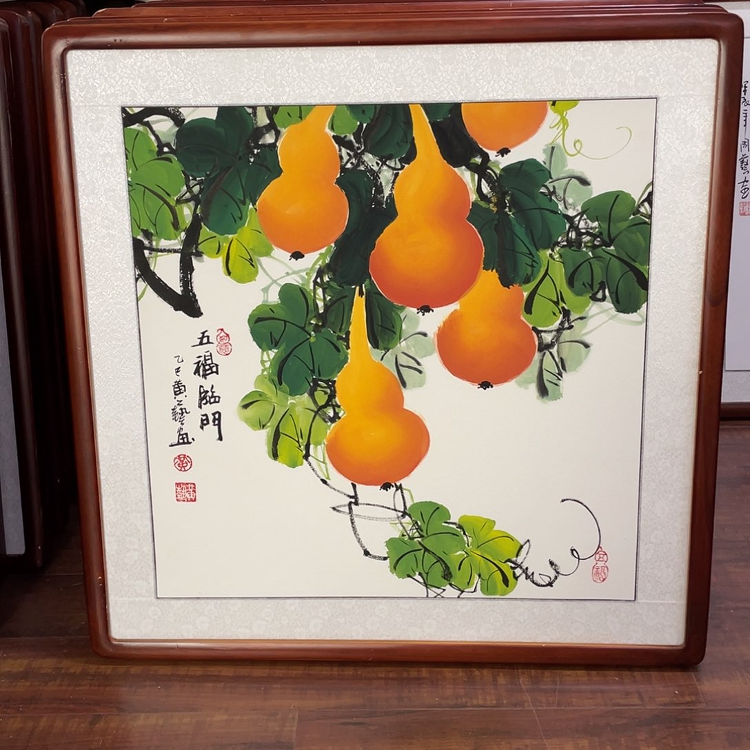 国画带框尺寸63*63厘米