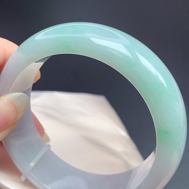 翡翠未镶嵌手镯59.3圈口