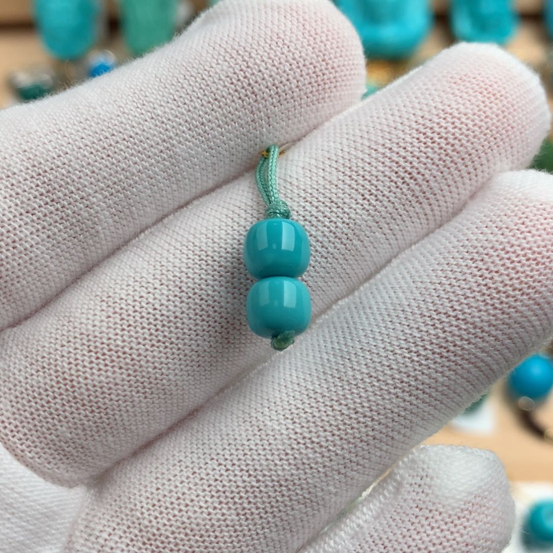 绿松石配饰未镶嵌6.6mm