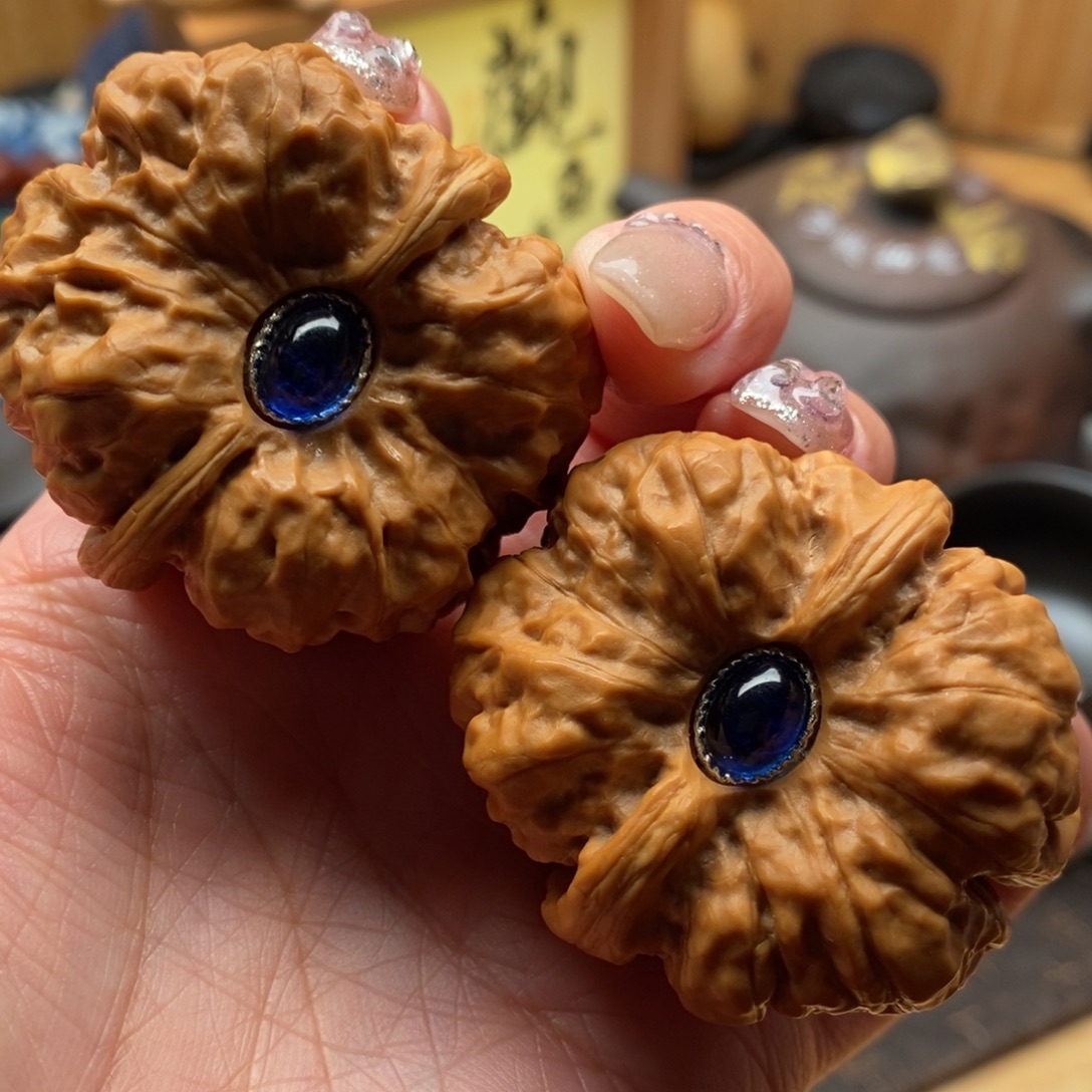 文玩核桃把件42尺寸大肚蛙