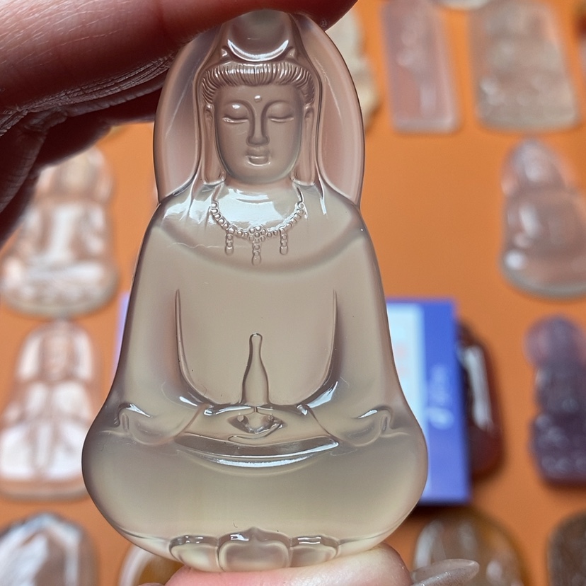 【闪购商品】玛瑙/玉髓颈饰未镶嵌阿**巴