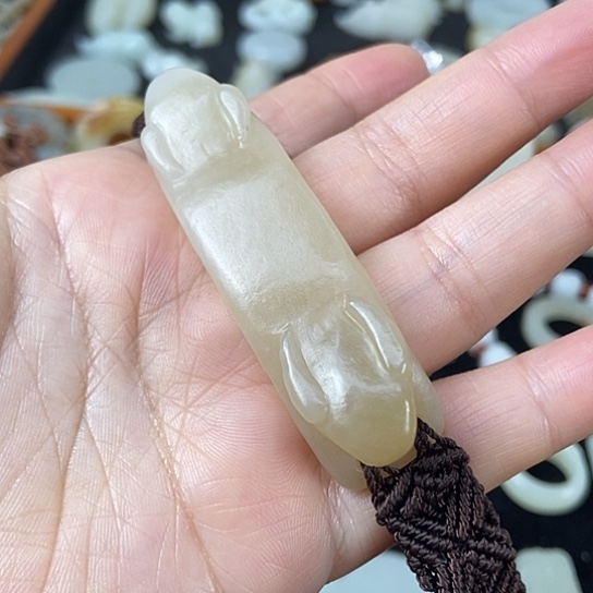 和田玉未镶嵌挂件