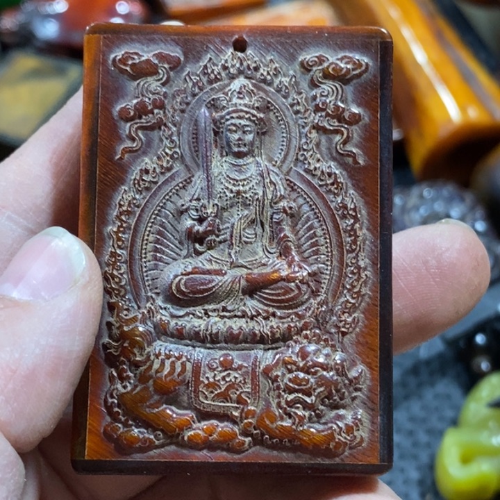 滴血莲花菩提吊坠