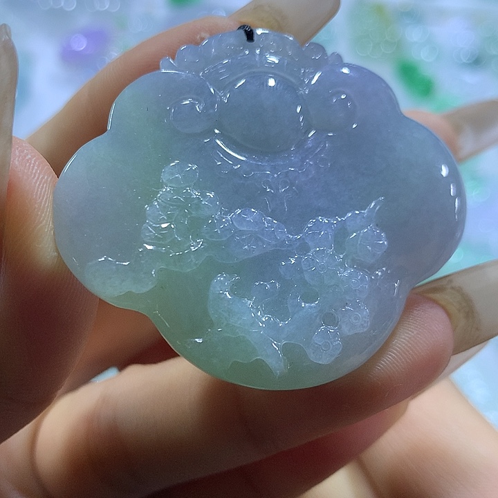 翡翠未镶嵌颈饰天然翡翠A货吊坠