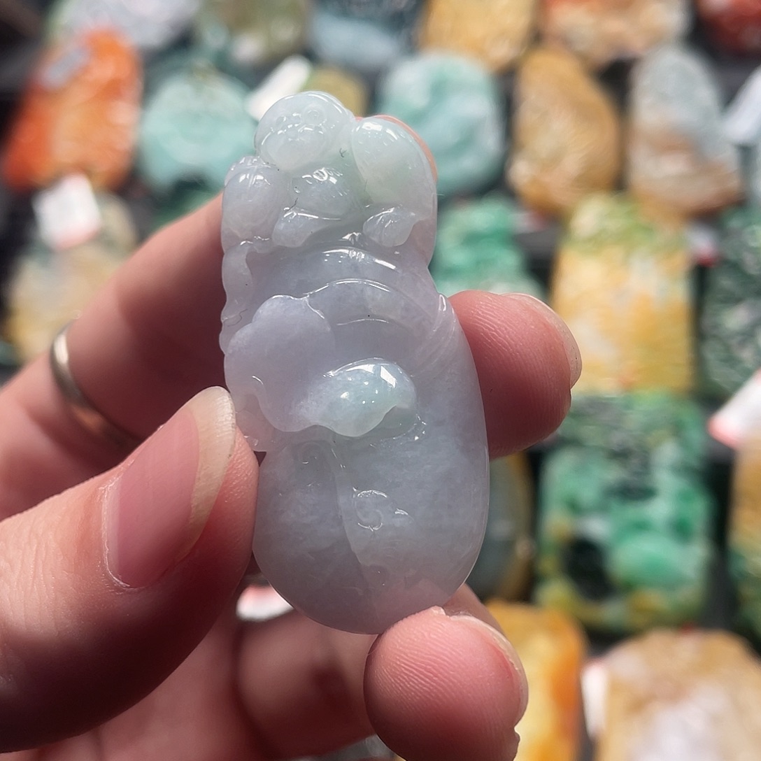 翡翠足银镀金镶嵌颈饰腾冲7