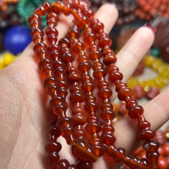 玛瑙/玉髓颈饰未镶嵌一***气