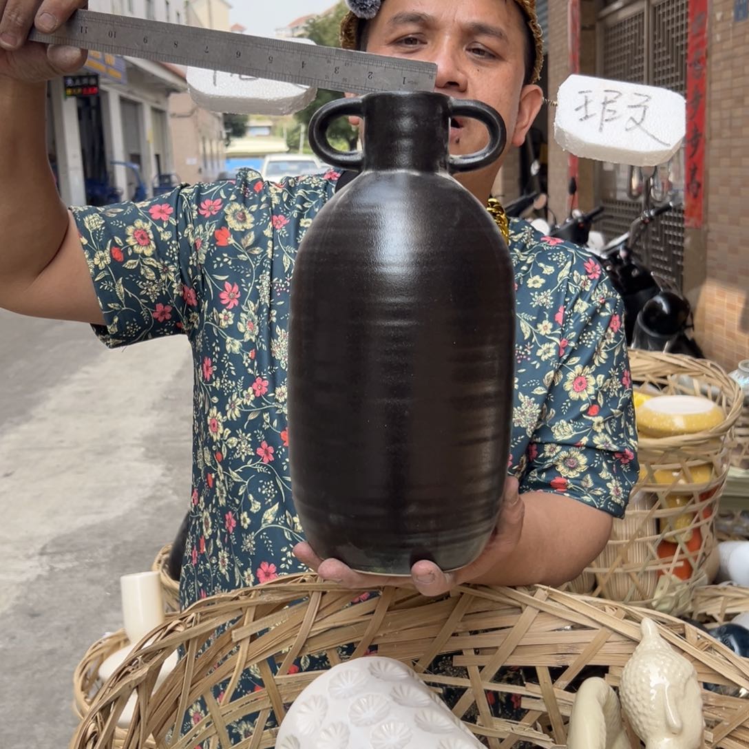 摆件2 号高中低温陶瓷工艺瓶（部分微瑕）