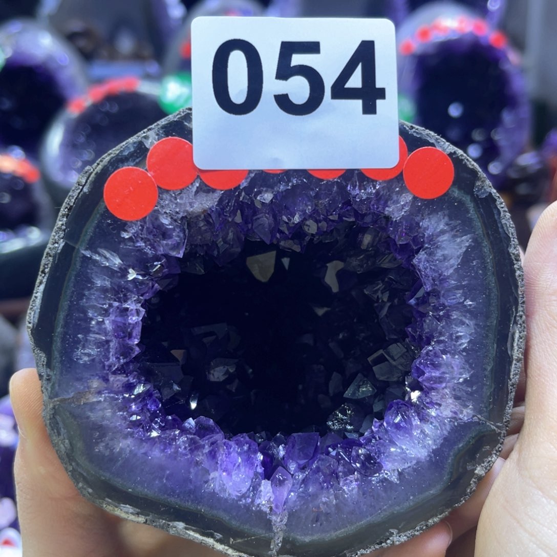 紫晶摆件未镶嵌紫水晶