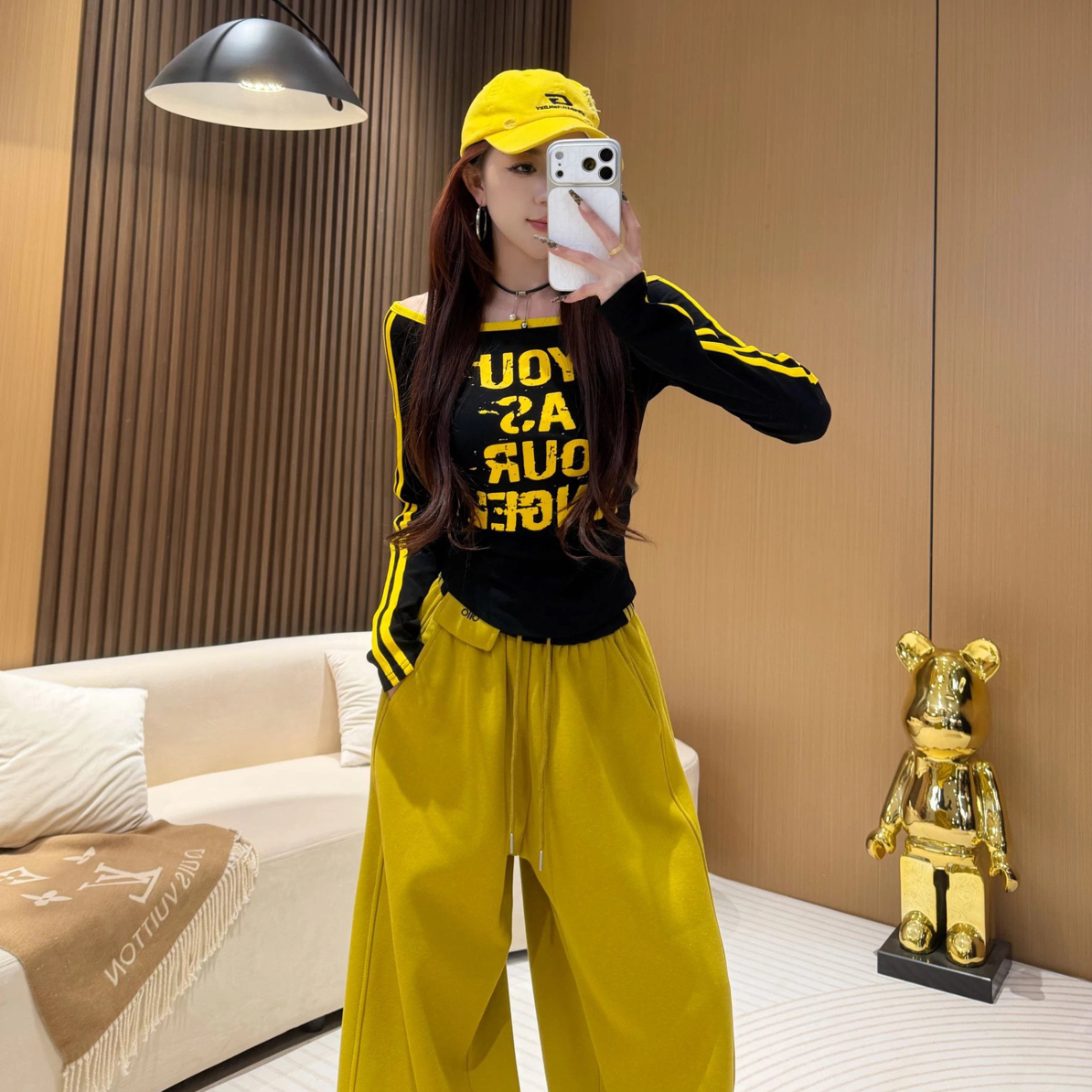 夏季甜美方领收腰格纹a字显瘦连衣裙